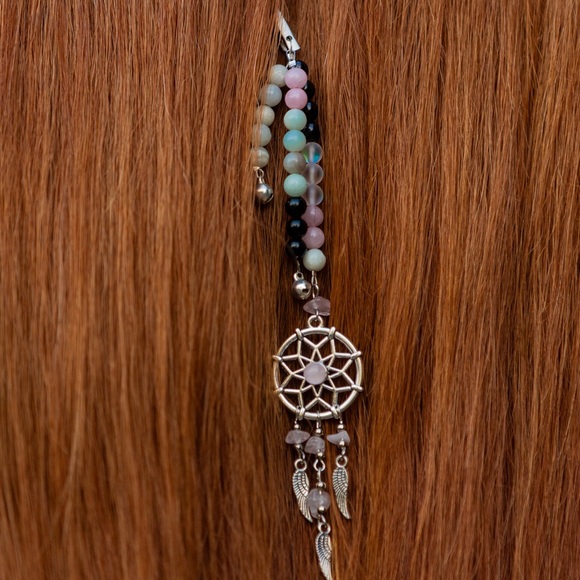 ROSE quartz Rhythm Mane Beads, horse/pony, speed beads, trail beads, equestrian - Picture 6 of 6